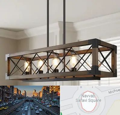 لوستر چوبی در نواب