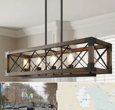 لوستر چوبی در نظرآباد کرج 