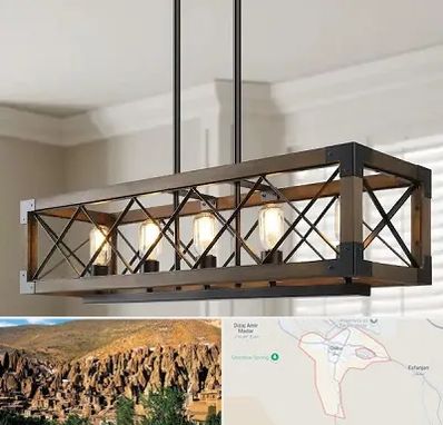 لوستر چوبی در اسکو