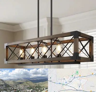 لوستر چوبی در رودهن