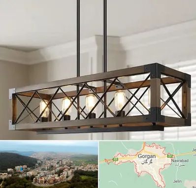 لوستر چوبی در گرگان