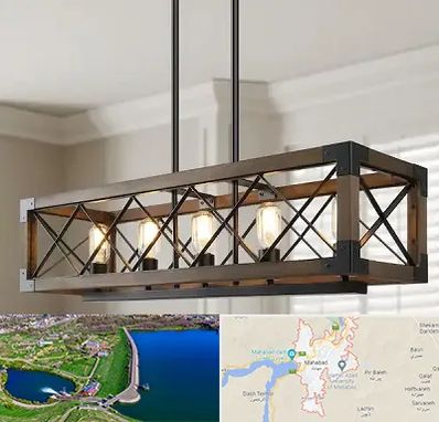 لوستر چوبی در مهاباد