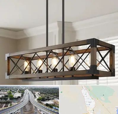 لوستر چوبی در اندیمشک