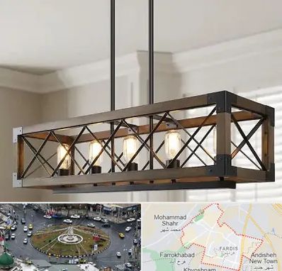 لوستر چوبی در فردیس کرج 