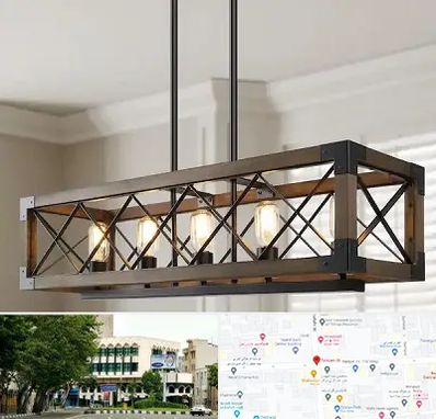 لوستر چوبی در طالقانی 