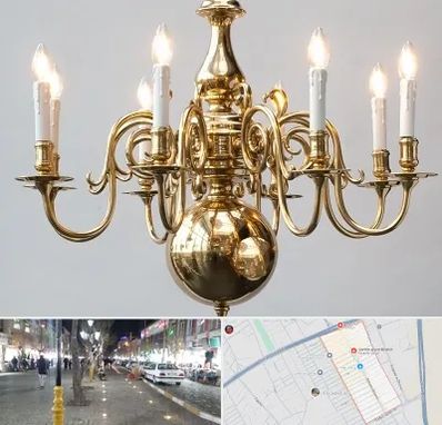 لوستر سنتی در باغ فیض اسلامشهر