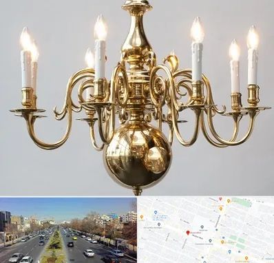 لوستر سنتی در بلوار معلم مشهد 