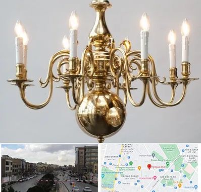 لوستر سنتی در بلوار فردوسی مشهد 