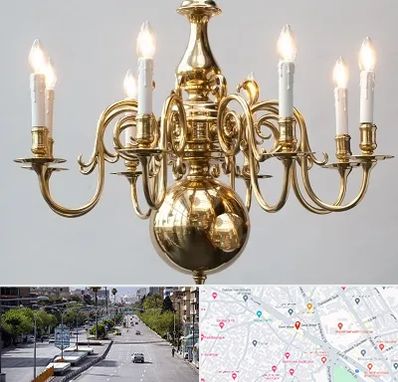 لوستر سنتی در خیابان زند شیراز