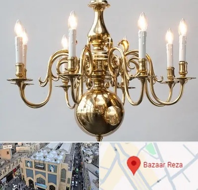 لوستر سنتی در بازار رضا مشهد