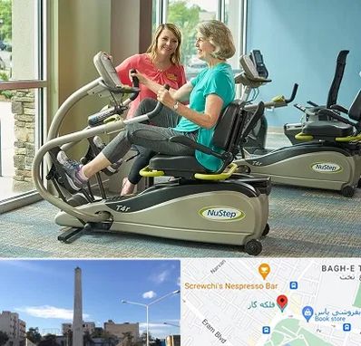 تجهیزات توانبخشی در فلکه گاز شیراز