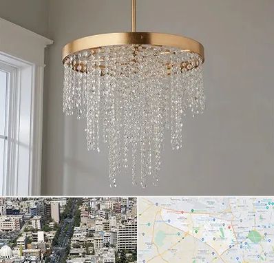 لوستر کریستالی در منطقه 18 تهران 