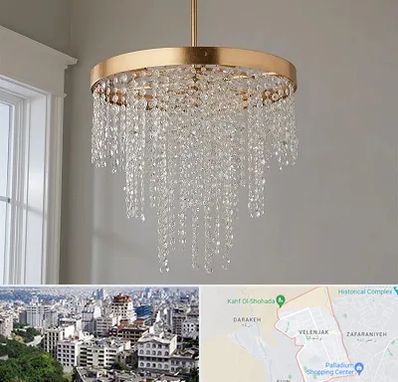 لوستر کریستالی در ولنجک 