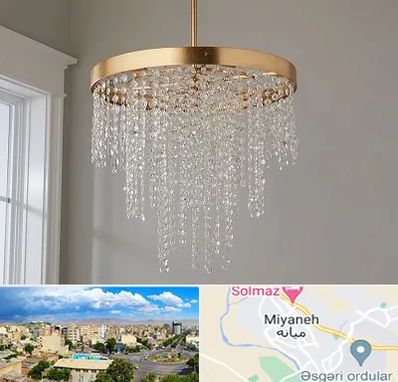 لوستر کریستالی در میانه