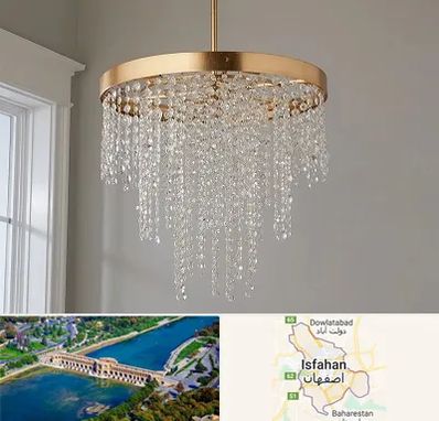 لوستر کریستالی در اصفهان