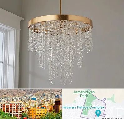 لوستر کریستالی در نیاوران 