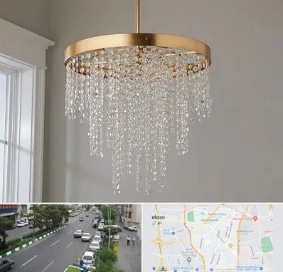 لوستر کریستالی در ستارخان 