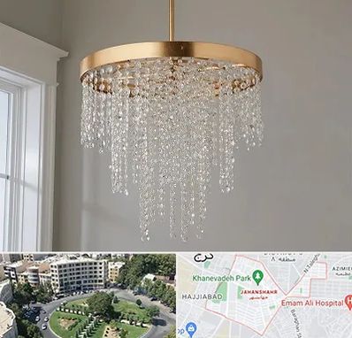 لوستر کریستالی در جهانشهر کرج 
