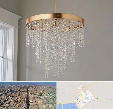 لوستر کریستالی در بندر ماهشهر