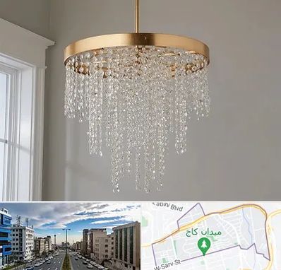 لوستر کریستالی در سعادت آباد 