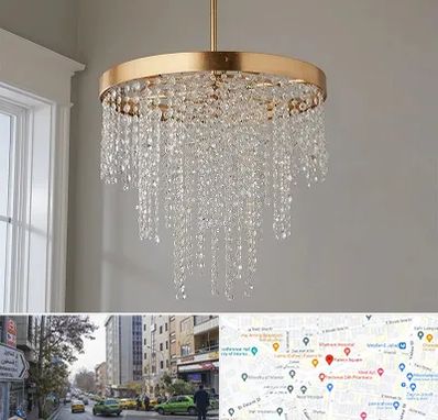 لوستر کریستالی در فاطمی 