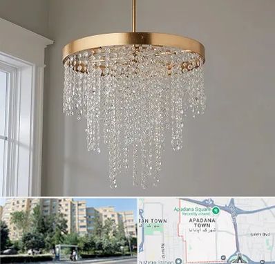 لوستر کریستالی در آپادانا