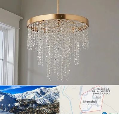 لوستر کریستالی در شمشک