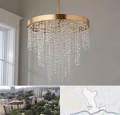 لوستر کریستالی در اوین