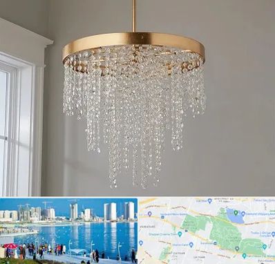 لوستر کریستالی در چیتگر 