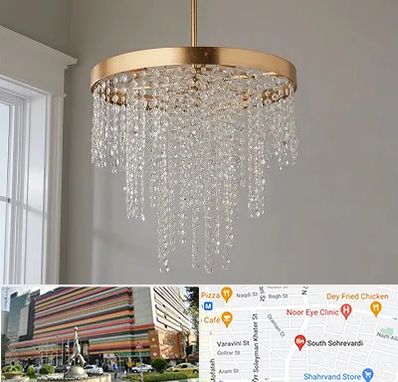 لوستر کریستالی در سهروردی 