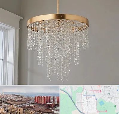 لوستر کریستالی در سهند تبریز