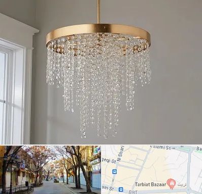 لوستر کریستالی در تربیت تبریز