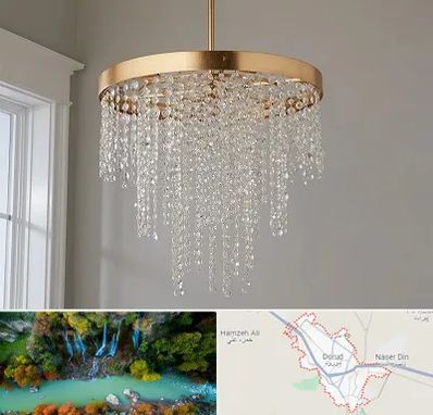 لوستر کریستالی در دورود