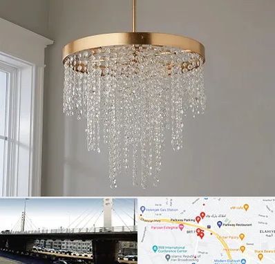 لوستر کریستالی در پارک وی 