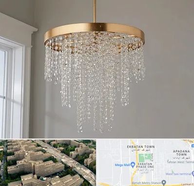 لوستر کریستالی در اکباتان 