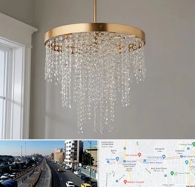 لوستر کریستالی در پیروزی 