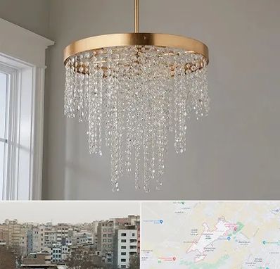 لوستر کریستالی در محمد شهر کرج 