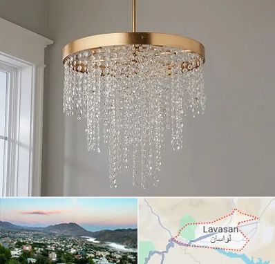 لوستر کریستالی در لواسان