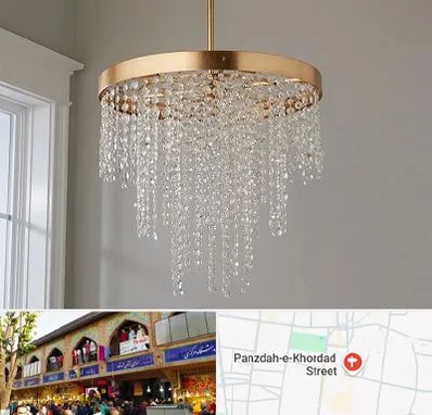 لوستر کریستالی در 15 خرداد