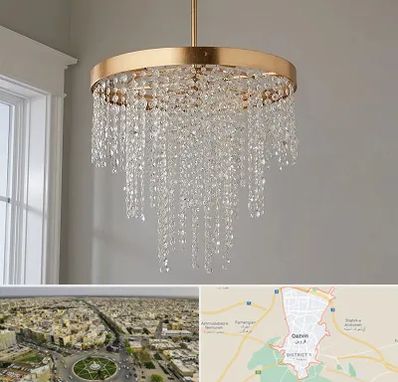 لوستر کریستالی در قزوین