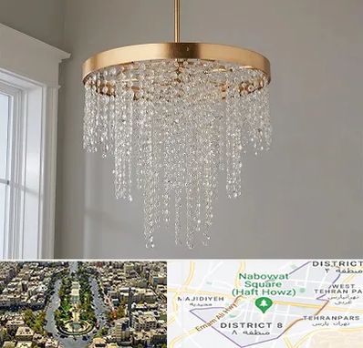 لوستر کریستالی در نارمک 