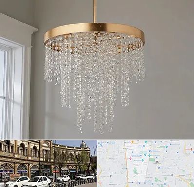 لوستر کریستالی در منطقه 11 تهران 