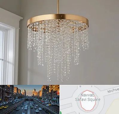 لوستر کریستالی در نواب