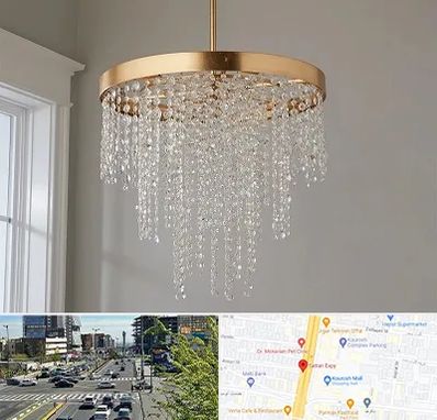 لوستر کریستالی در ستاری 