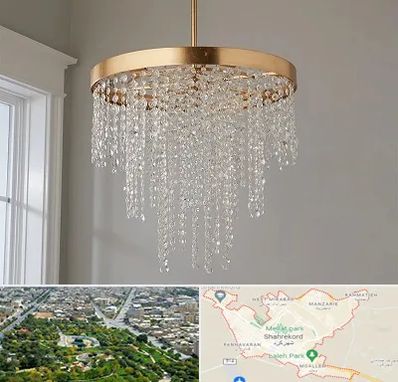 لوستر کریستالی در شهرکرد