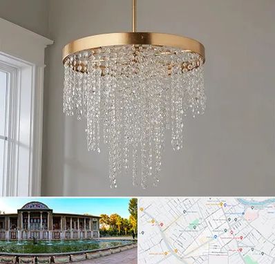 لوستر کریستالی در عفیف آباد شیراز