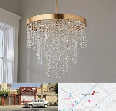 لوستر کریستالی در باجک قم