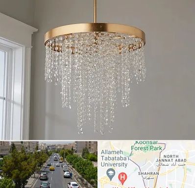 لوستر کریستالی در شهران 