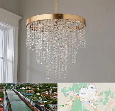 لوستر کریستالی در مراغه