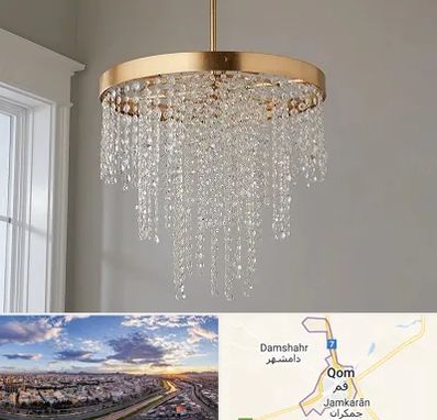 لوستر کریستالی در قم